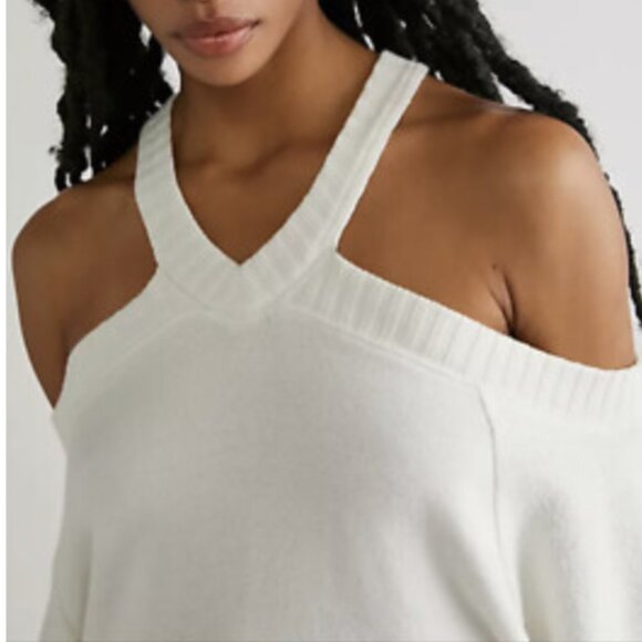 Free People These Shoulders Pullover - Small - White - Picture 1 of 10